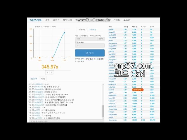 그래프게임 부스타빗 완벽이용