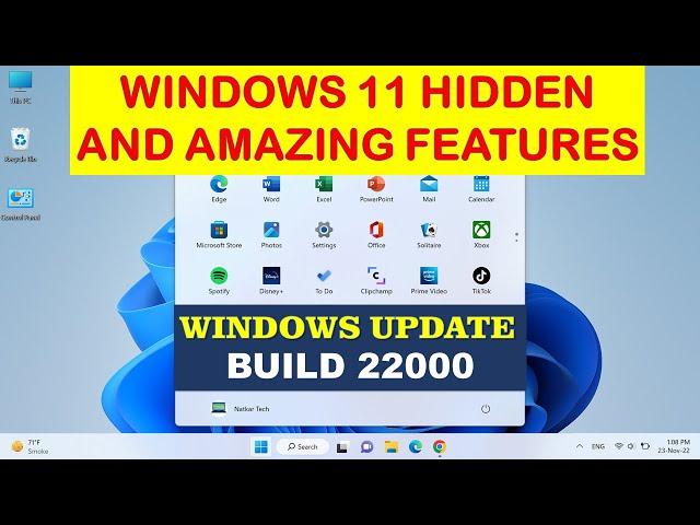 11 Hidden and Amazing Features of Windows 11 | Windows 11 Tips | Shortcut Keys for Windows 11