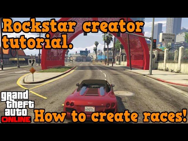 How to create races - GTA online guides