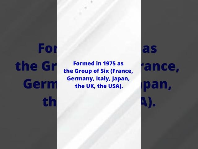 Key Facts about the G7 Group | G7 Summit 2025 | The Exam Hacker