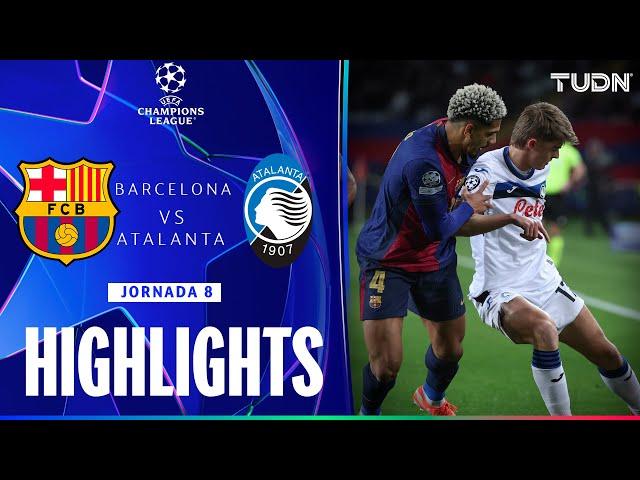 HIGHLIGHTS - Barcelona vs Atalanta | UEFA Champions League 24/25 | TUDN