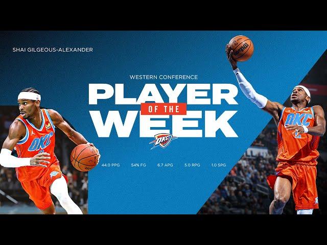 SGA Named NBA Western Conference Player of the Week | Highlights | March 10, 2024 | OKC Thunder