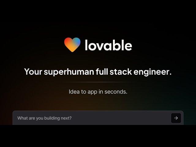 Lovable Full Tutorial — Go from Idea to App in Seconds