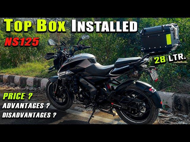 TOP BOX - Installed | Best Top Box For Bike | NS125 | Karol Bagh #2025