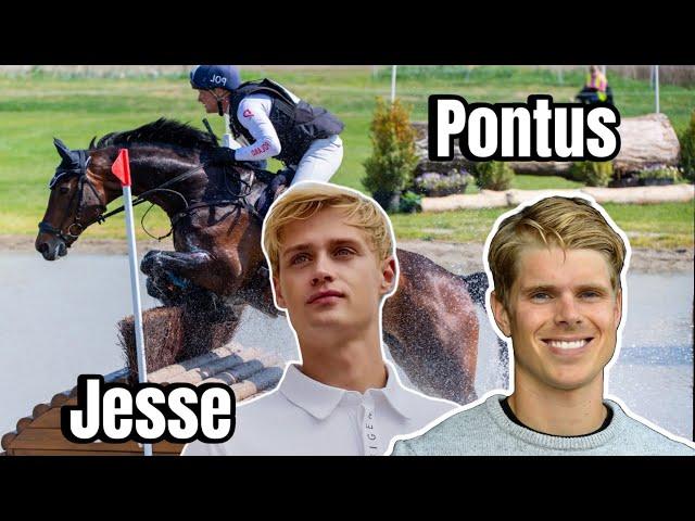 I did an EVENTING COURSE WALK with PONTUS HUGOSSON