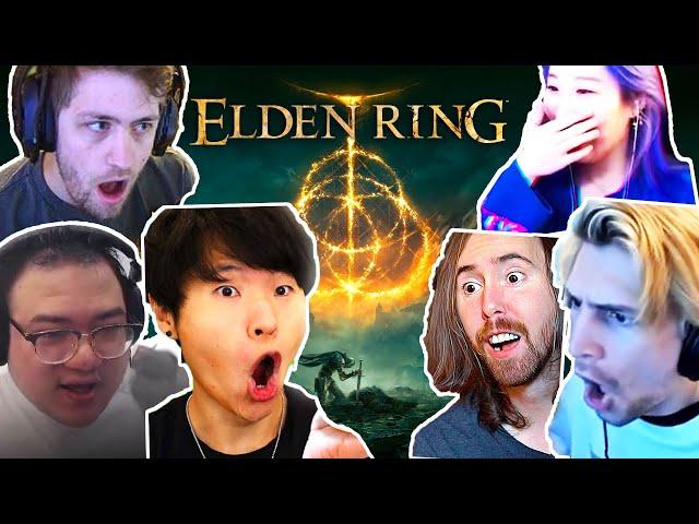 STREAMERS First Time PLAYING Elden Ring