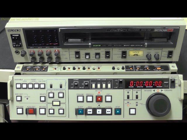 DL090 - 1980s Sony BVW-75P Betacam VCR Teardown 1/3