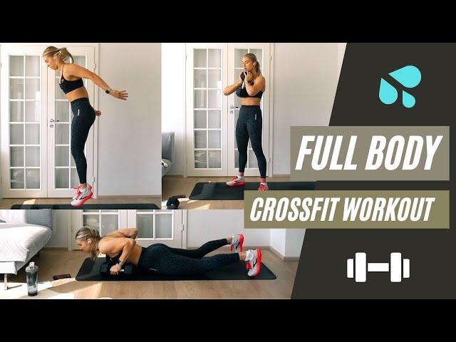 SWEATY CROSSFIT WORKOUT - With Dumbbells, Circuit Style (advanced)