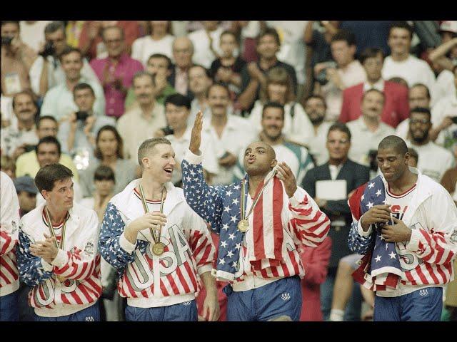 1992 Olympics Barcelona USA Dream Team vs. Croatia, Gold Medal Final Game, NBC coverage