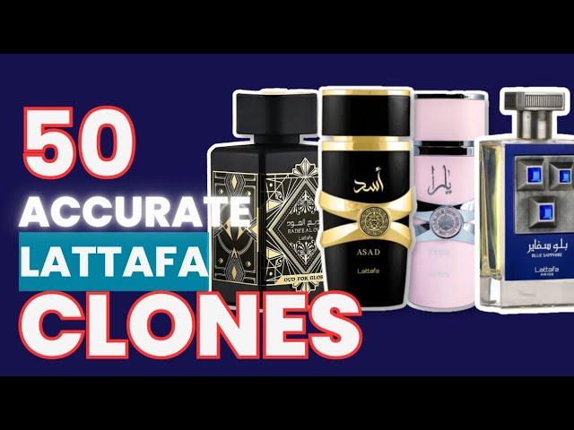 Top 50 Most ACCURATE Lattafa CLONES/DUPES of Popular Fragrances