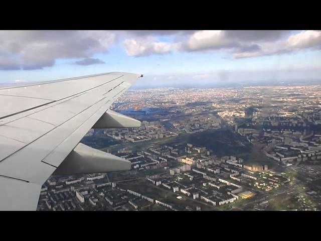 Boeing 737-600 SAS Takeoff Pulkovo Airport