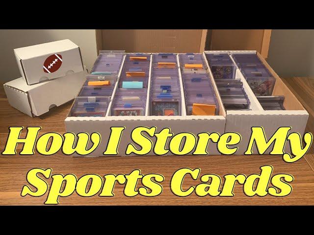 How I Store & Organize My Sports Cards Collection! So Many Different Methods to Choose From!