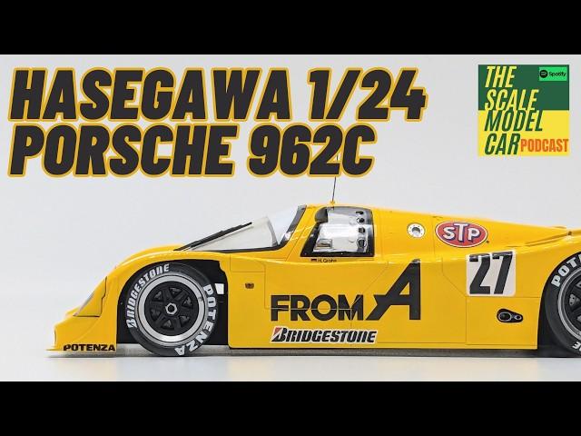 Full Build Hasegawa 1/24 Porsche 962C. Porsche Group Build Hosted By The Scale Model Car Podcast.