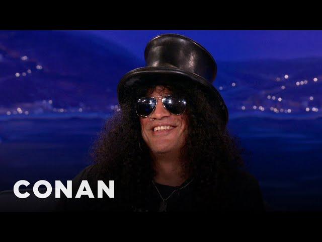 Slash Loves SpongeBob & Disney Cruises | CONAN on TBS