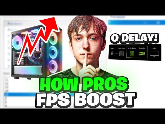 How PROS Boost FPS & Reduce Input Delay in Fortnite! (MAX FPS & Fix LAG)