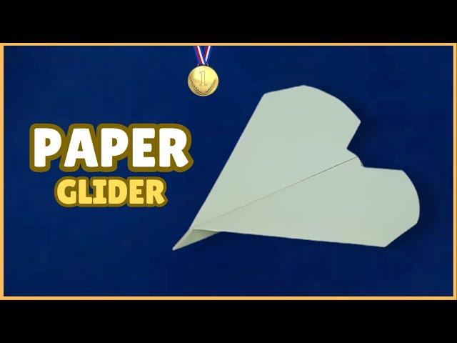 How to Make a Paper Airplane That Flies Forever Step By Step - Glider Paper Airplane Goes Far