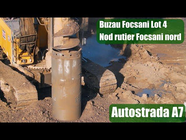 AUTOSTRADA A7 Buzau Focsani lot 4 Lucrari Nod Rutier Focsani Nord 20.12.2022 #umb #zublin