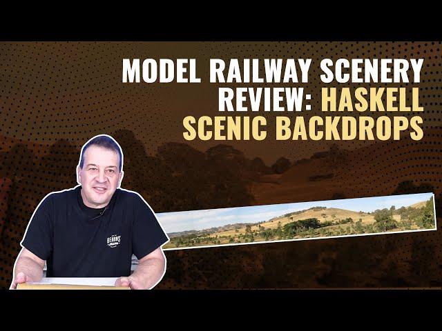 Model Railway Scenery Review: Haskell Scenic Backdrops | #askhearns