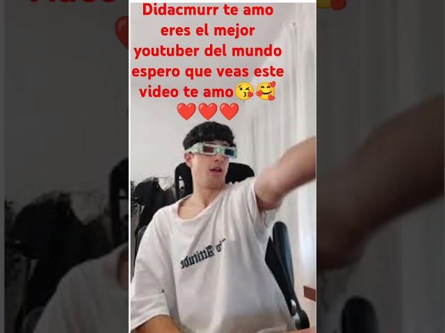 @Didacmurr te amo️️️️