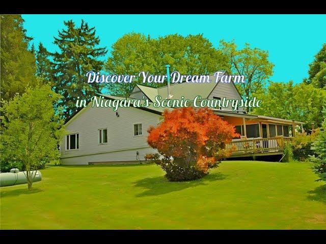 Discover Your Dream Farm in Niagara, Ontario  $1.39 million