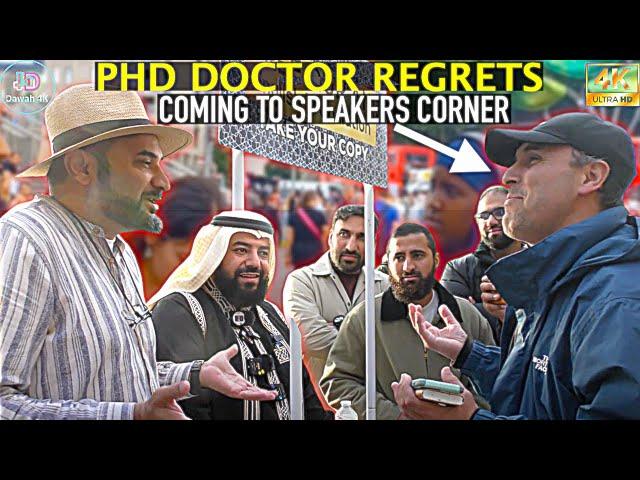 PHD Doctor REGRETS Coming to Speakers Corner | Adnan Rashid Shk Mohammed