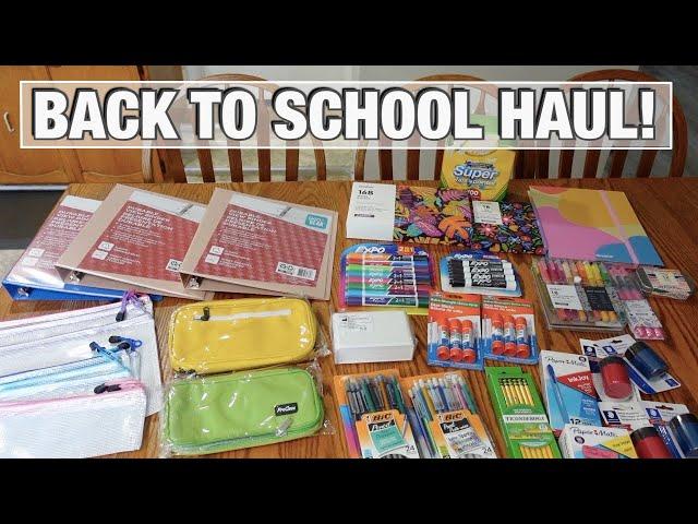 BACK TO SCHOOL SUPPLIES HAUL! | HOMESCHOOLING ELEMENTARY - HIGH SCHOOL