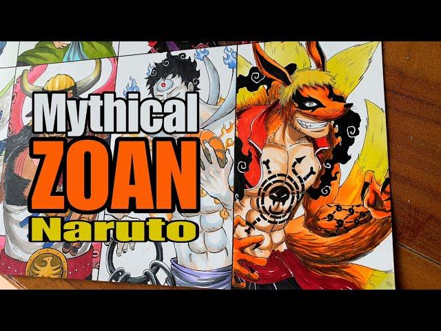 Drawing Tailed Beast Jinjuuriki as Zoan Devil Fruit User [FULL] | ONEPIECE x NARUTO Crossover