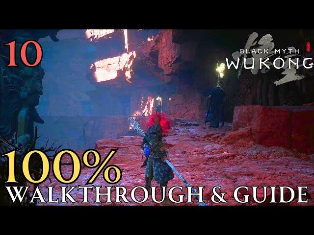 Black Myth Wukong 100% part 10 : Chapter 3 Pagoda Realm Walkthrough & Guide