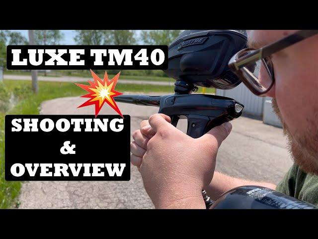 SHOOTING, OVERVIEW & UNBOXING LUXE TM40 - NEW Luxe TM40 Paintball Marker - TM40 SHOOTING REVIEW