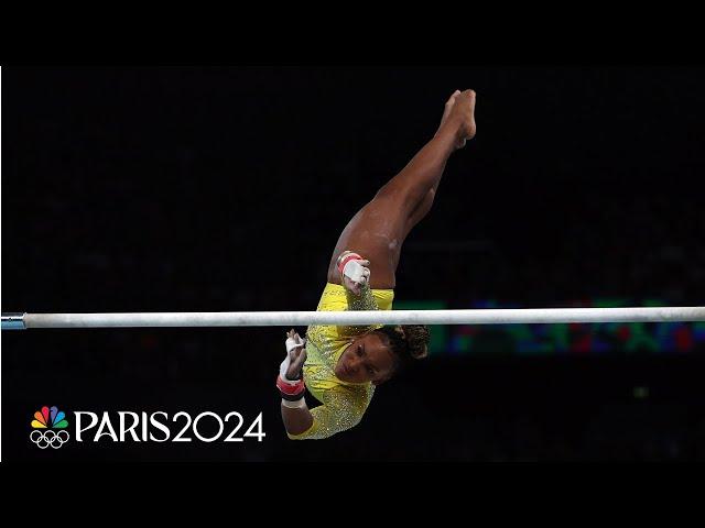 Rebeca Andrade STUNS in silver medal-winning all-around performance | Paris Olympics | NBC Sports