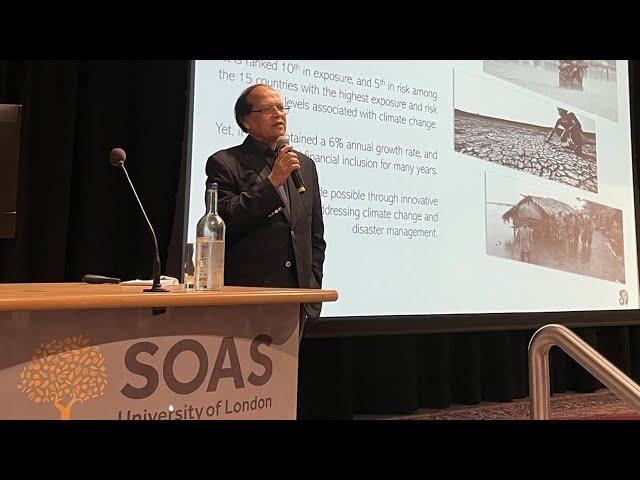 Former Governor of the Central Bank of Bangladesh receives honorary DSc in Economics from SOAS