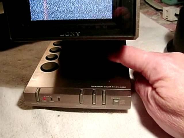 1980 Sony KV-4000 Color TV