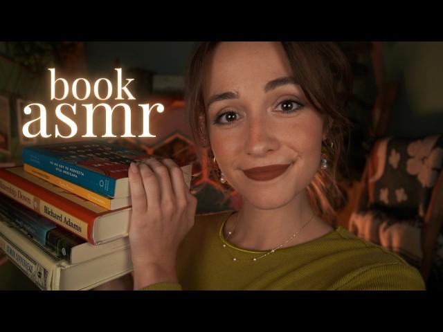 ASMR | Relaxing Book Triggers  Book Haul! (page turning, reading, tapping)