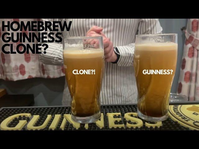 Homebrew All Grain Guinness Clone. Can a Clone Beat Guinness?! @grahamlawlorshomebrewrevie8227