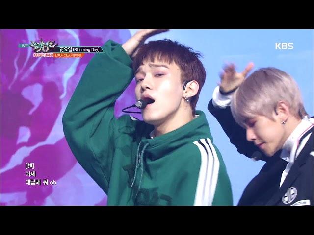 뮤직뱅크 Music Bank - 花요일(Blooming Day) - EXO-CBX(첸백시).20180413