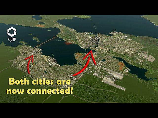 Two Growing Cities Become One GIANT City | Cities Skylines 2 Let's Play