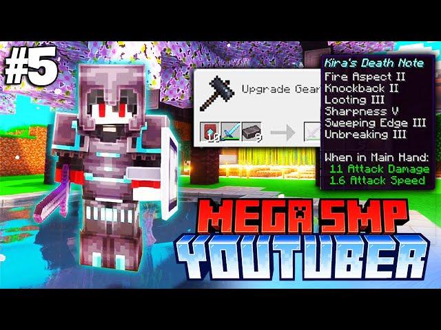 Mình Nâng Full Giáp Netherite Nhưng Vẫn Bất Lực Vì Bị Chôm Đồ... | KiraMC Minecraft MEGA SMP Tập 5