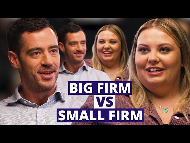 The main differences between small and large accounting firms | Career Goals