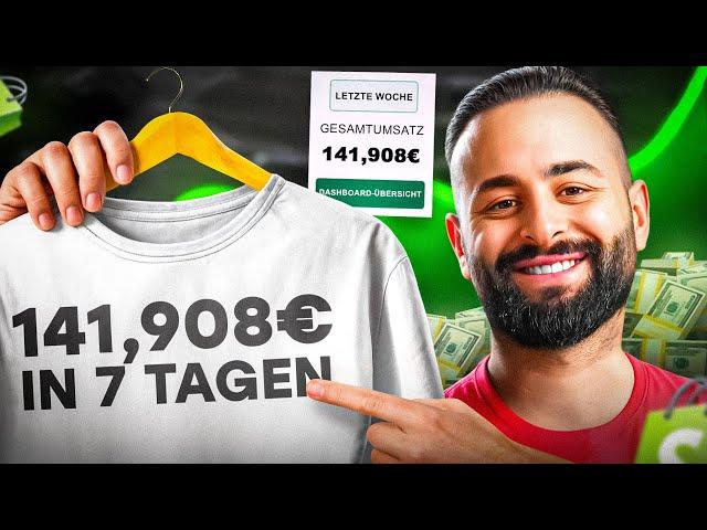 [Case Study] Von 0€ auf 141.908€ mit Shopify Print on Demand in 7 Tagen | Mit Gewinn-LEAK!