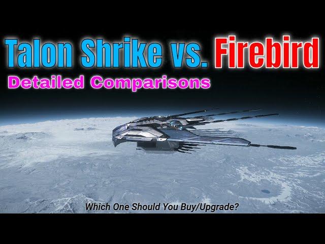 Talon Shrike vs. Firebird - Detailed Comparison | Which One Should You Buy? | SC Ship Close Look 4k