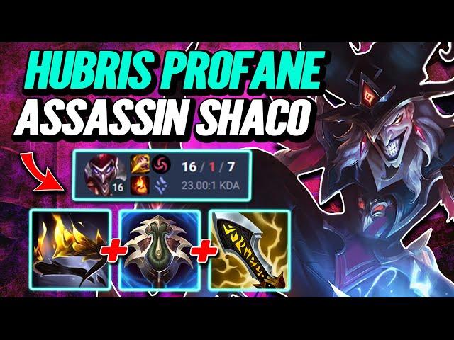 Hubris + Profane Hydra Shaco - S14 Ranked [League of Legends] Full Gameplay - Infernal Shaco