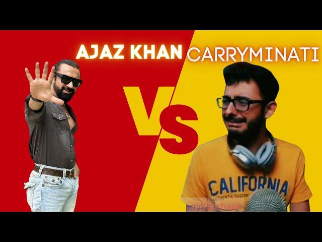 CARRYMINATI  NE AJAZ KHAN SE MANGI MAFI !!