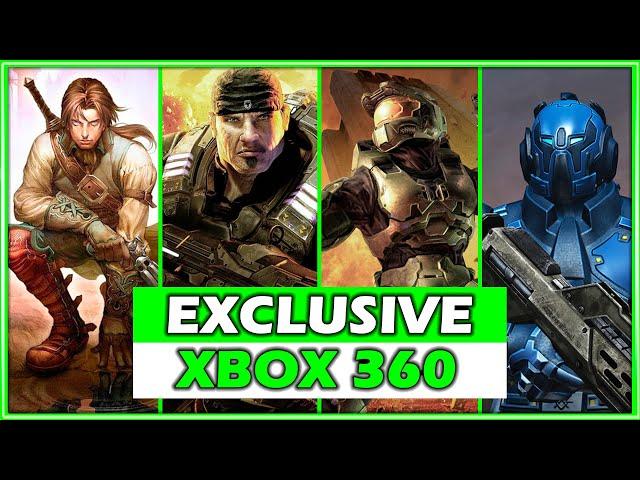 THE 35 BEST XBOX 360 EXCLUSIVE GAMES || BEST XBOX 360 GAMES