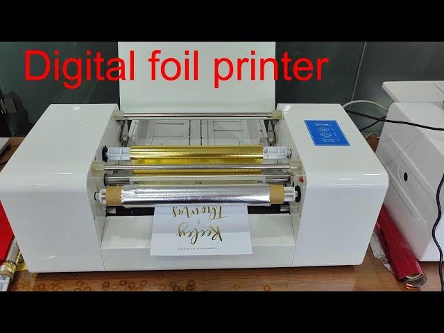 Amydor AMD360D A3 printing size digital gold foil printing machine, digital foil printer for paper