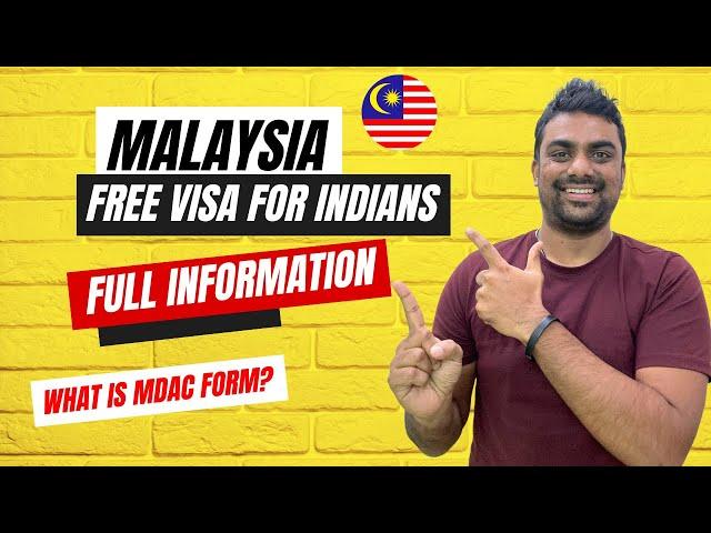 Malaysia FREE Visa For Indians || Malaysia Announces Visa Free Entry For Indian || Full Information