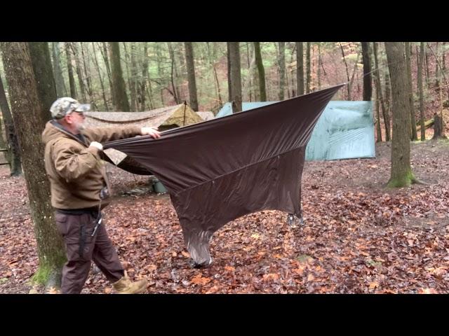 Breaking down camp at Frozen Head State Park, TN.