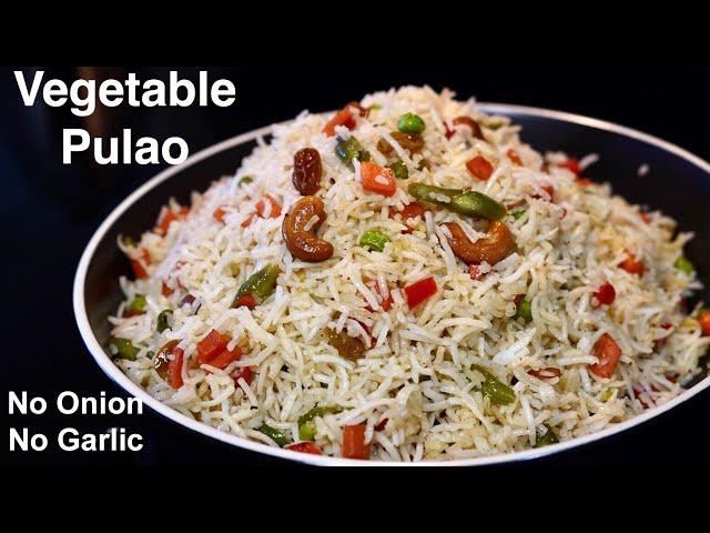 RESTAURANT STYLE PERFECT VEGETABLE PULAO | POPULAR Bengali Veg Pulao Recipe