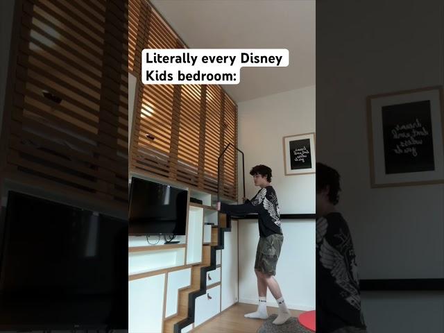 Every Disney Kids bedroom: #shorts