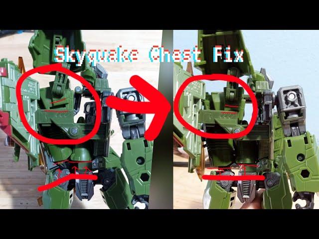 Transformers Legacy Skyquake 5 Minute Fix Chest Problem