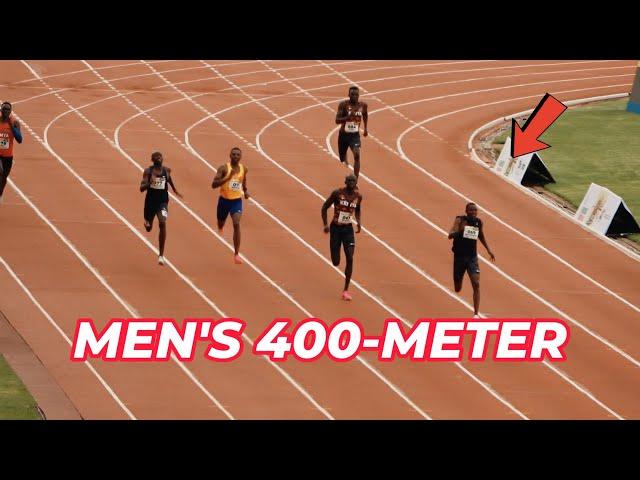 David Sanayek VS. Ekwam Zablon Men's 400m Clash Olympics Trials 2024